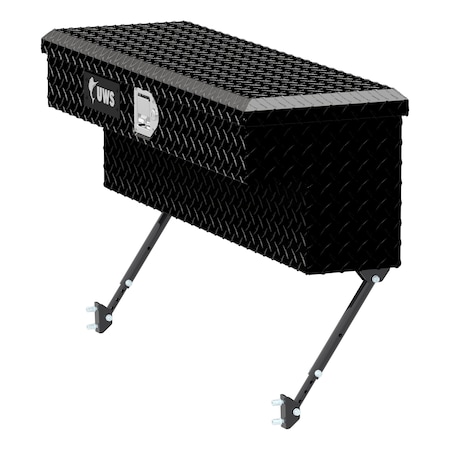 Uws Gloss Black Aluminum 36 Truck Side Tool Box with SpaceSaving Legs EC30082-MK2